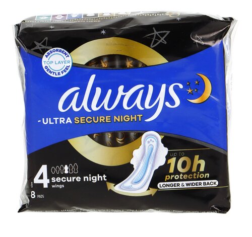 ALWAYS serv.hygiéniques ultra night