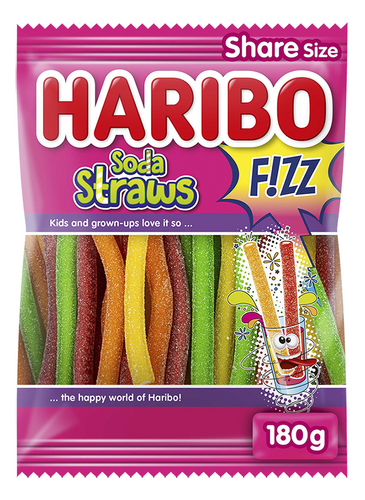 HARIBO soda straws fizz