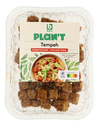 BONI PLAN'T Tempehblokjes ketjap