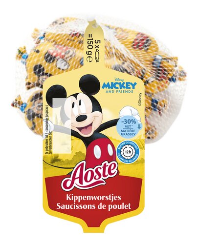 AOSTE Disney Mickey kippenworst 5st