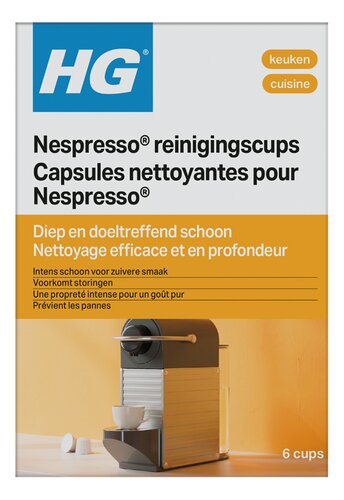 HG Nespresso reinigingscups