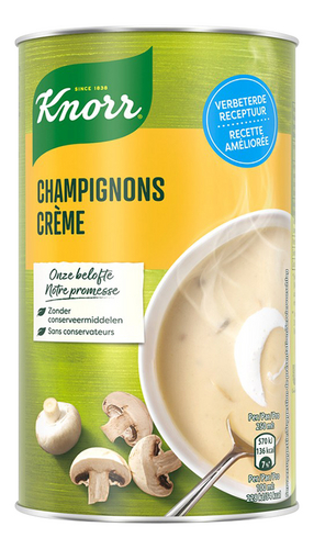 KNORR soep blik champignon crème