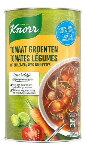 KNORR soupe tom.légumes boulettes