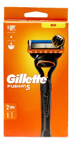GILLETTE fusion apparaat + 2 mesjes
