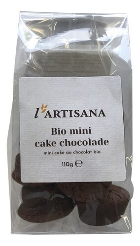 L'ARTISANA Mini cake Choc. ±7pc Bio