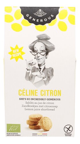 GENEROUS Sablés Céline citron bio