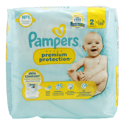 PAMPERS luiers prem.protect. m2 4-8