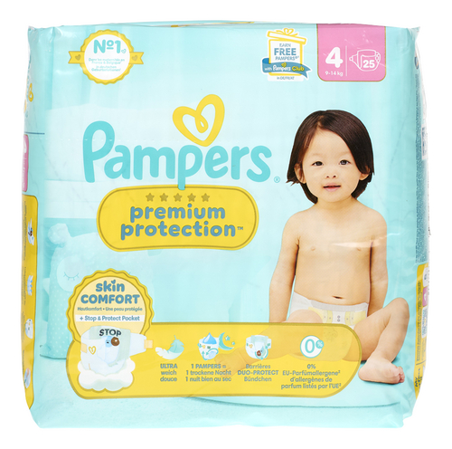 PAMPERS luiers prem.prot. m4 9-14kg