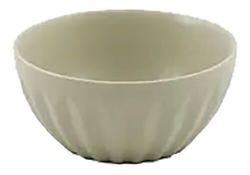 POINT-VIRGULE Bol blanc cassé 11x5cm