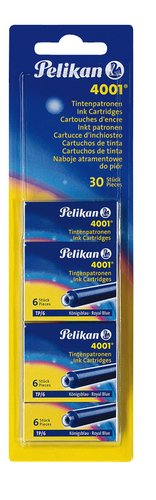 PELIKAN cart.d'encre bleu royale