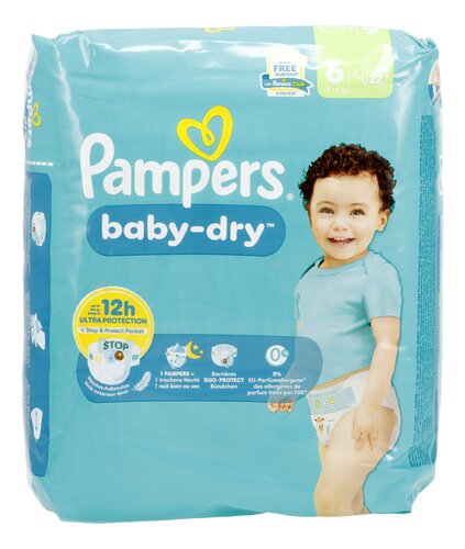 PAMPERS baby dry taille 6 13-18 kg