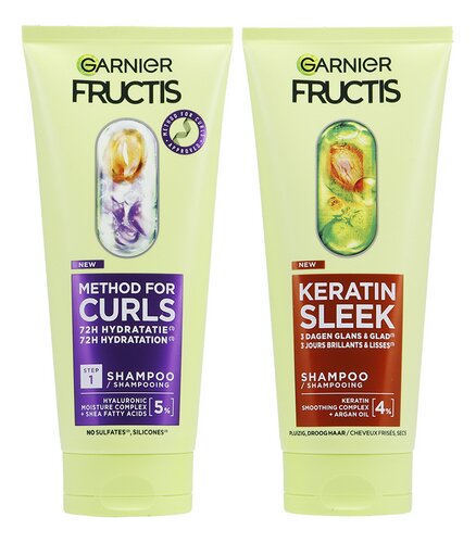 FRUCTIS SH keratin Sleek/Curls