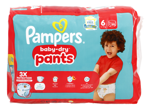 PAMPERS pants baby dry m6 14-19kg