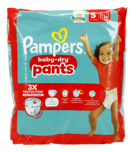 PAMPERS baby dry pants m5 12-17kg