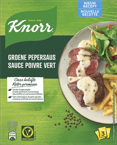 KNORR sauce poivre vert sachet