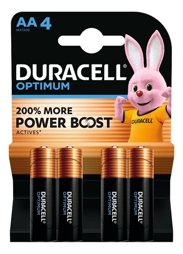 DURACELL Optimum Powerboost AA4