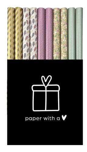  Papier-cadeau Amelie 70cm x 2m