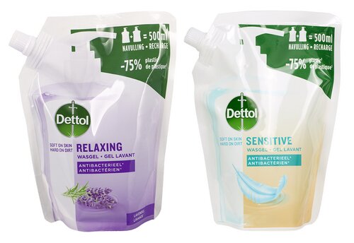 DETTOL handzeep refill lav./sens.