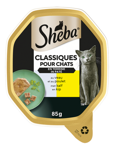 SHEBA Classics terrine kalf & kip