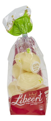 LIBEERT paaseieren witte chocolade