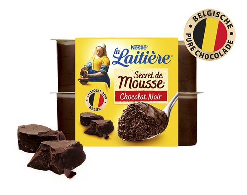 LA LAITIÈRE mousse choco.puur 4x59g