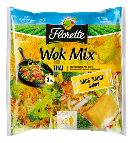 FLORETTE wok mix thaï sauce curry