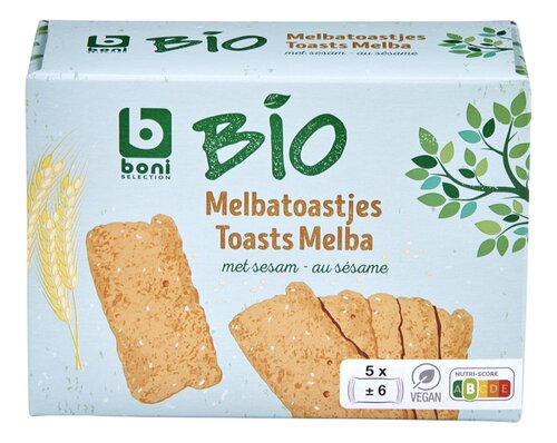 BONI BIO toasts melba sésame