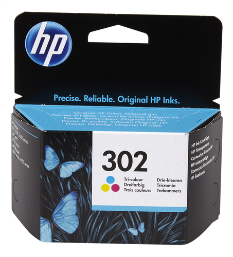 HP Cartouche cyan-jaune-magenta 302