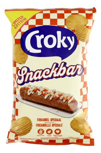 Croky Chips Snackbar Frikadel Spe.