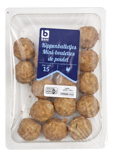 BONI mini gevogelte balletjes