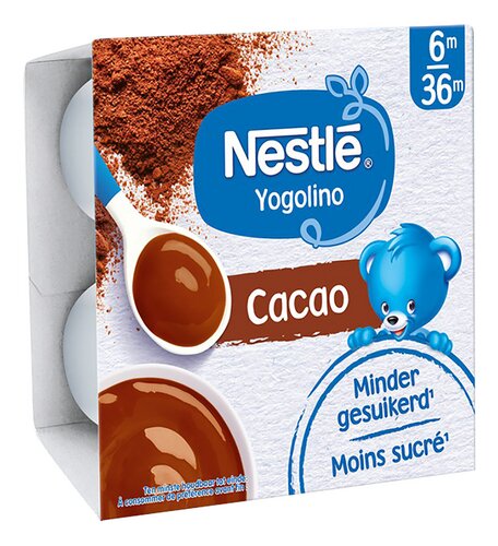 Nestlé® Baby Dessert Chocolat Bébé 6 Mois 4 x 100 g