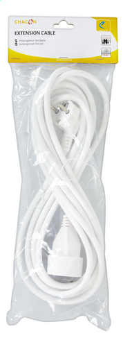 CHACON rallonge 5m blanc