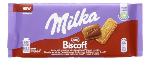 Milka Tablet Biscoff Melk