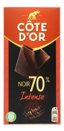 CÔTE D'OR noir intense 70%