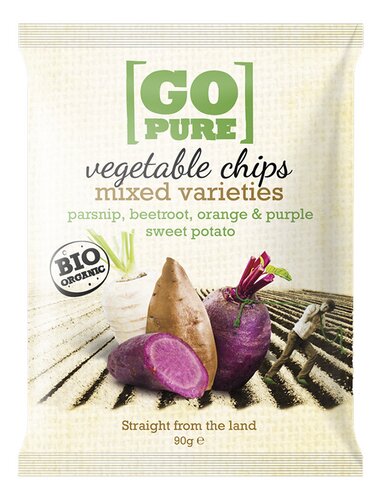 GO PURE Chips légumes salés bio