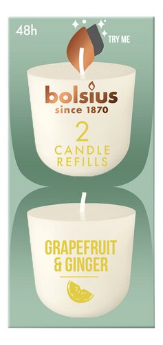 BOLSIUS Cleanlight refill Grapefr.Ginger