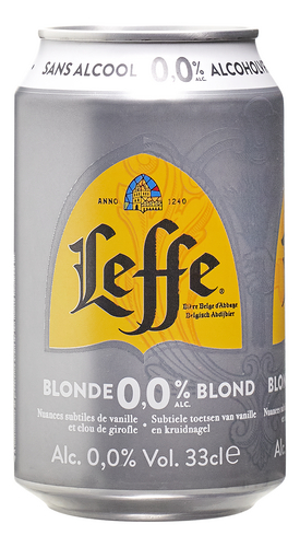LEFFE bière blonde 0,0% can