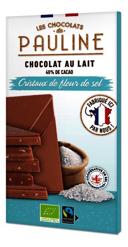 CH. DE PAULINE choc.lait fl.sel Bio