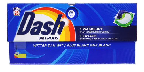 DASH pods plus blanc que blanc