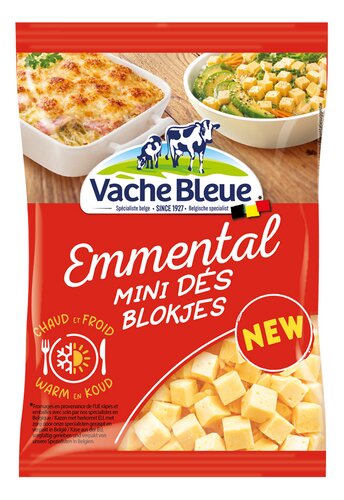 VACHE BLEUE Emmental cubes