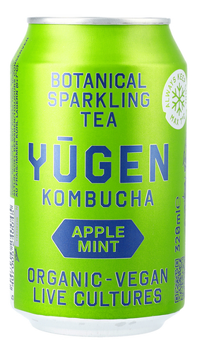 YUGEN Kombucha Apple-Mint Bio