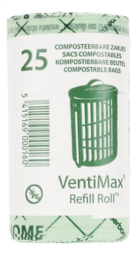 Poubelle compost aérée et sac compostable - VentiMax
