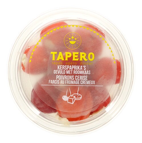 Tapero gevulde kerspaprika's 150g