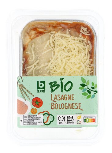 BONI BIO lasagne bolognese