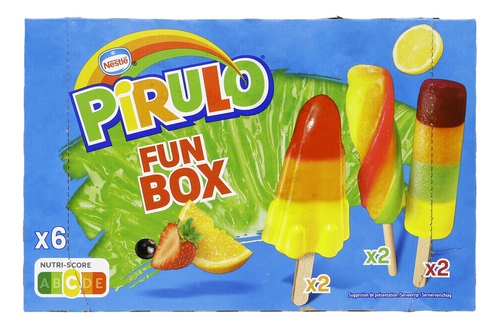 PIRULO Glace à l'eau Fun Box