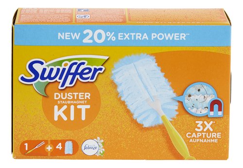 SWIFFER Duster Febreze kit + 4recharges