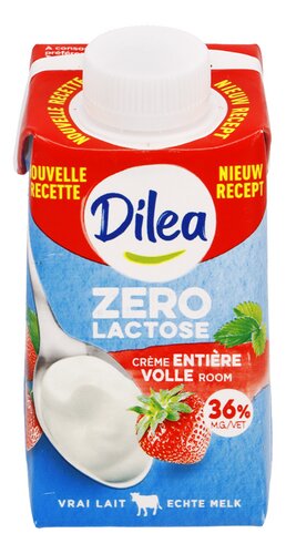 DILEA ZERO LACTOSE crème ent.30%mg