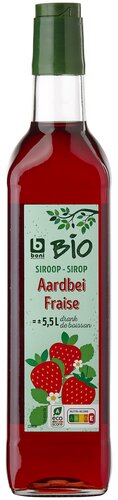 BONI BIO Sirop fraise
