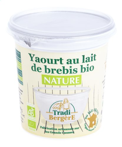 TRADI-BERGERE yaourt brebis nat.Bio
