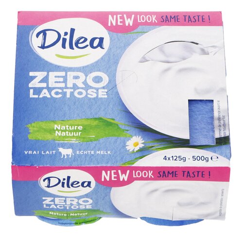 DILEA ZERO LACTOSE yoghurt natuur